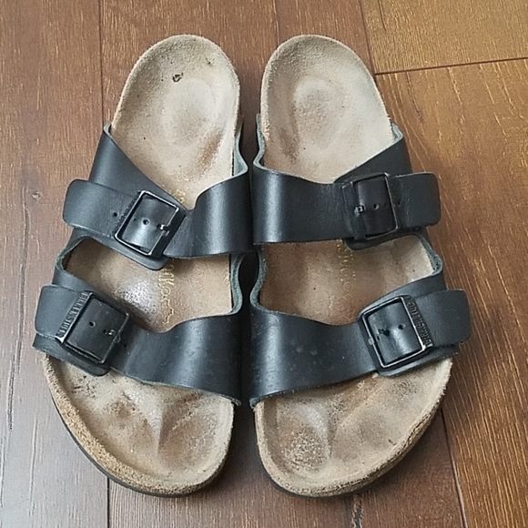 mens black leather birkenstock sandals
